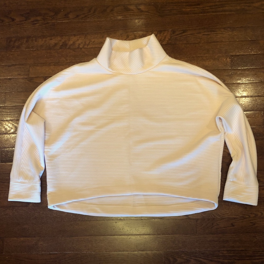 XXL Stylus Brand Light Pink Sweater Long Sleeve Crop Top